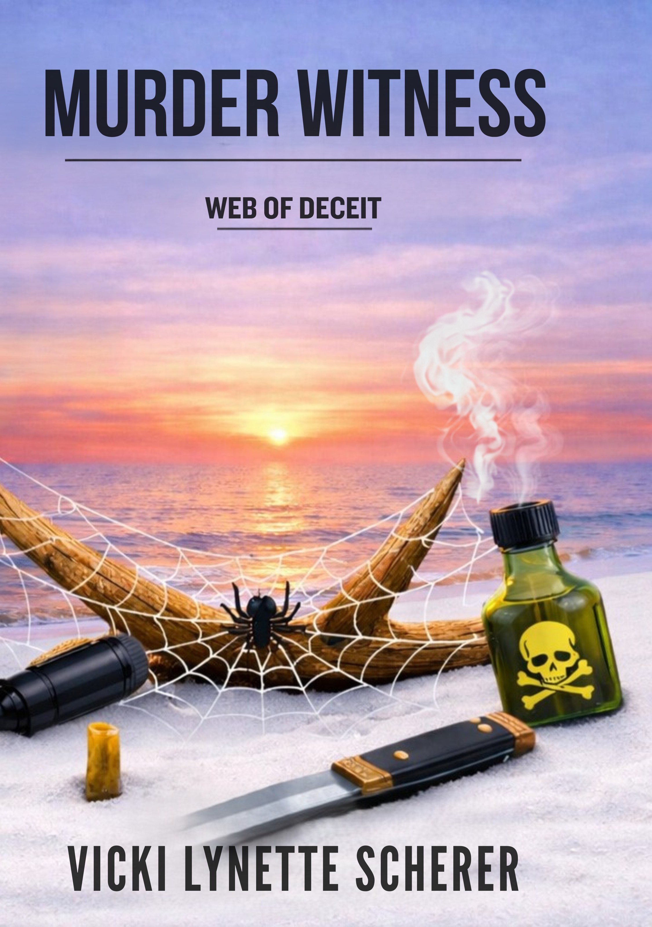 Cover of Murder Witness: Web of Deceit Book Two by Vicki Lynette Scherer